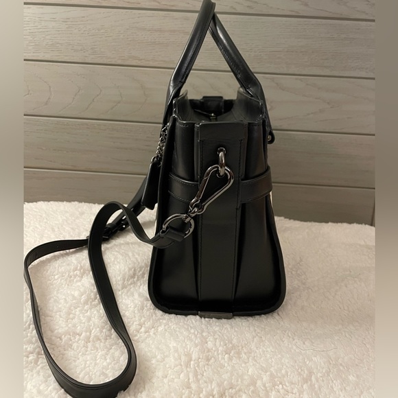 Coach Retail Quilted Exotic Swagger 27 - Rare item in black white and snakeskin - Picture 8 of 13